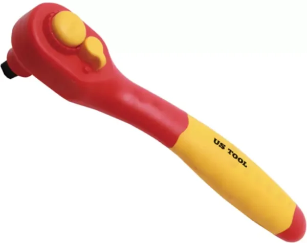 VDE 1000V Insulated Reverse Flat Ratchet Handle