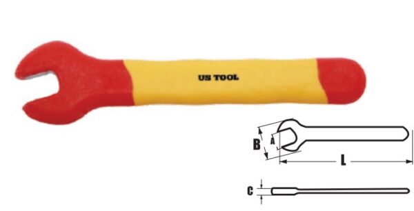 VDE 1000V Insulated Single Open End Wrench