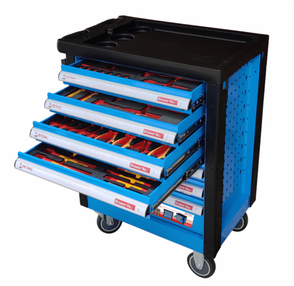 UST-INS8284 82Pcs Injection Insulated Tool Set With Tool Trolley